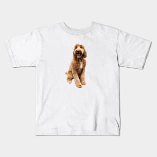 Goldendoodle Golden Doodle Cute Puppy Dog Kids T-Shirt